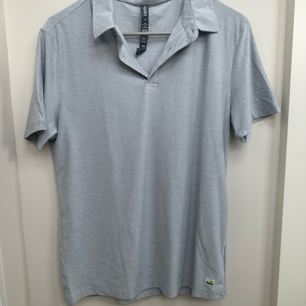 Vuori Platinum Heather Short Sleeve Polo - Picture 3 of 6